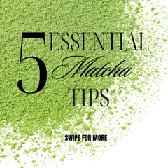 Master the art of matcha with our simple, essential tips. We cover everything you need to know to prepare it correctly.