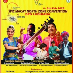 This poster announced my performance at the SPIC MACAY North Zone Convention in Ludhiana. I am passionate about performing for young audiences to inspire a love for Indian classical arts.