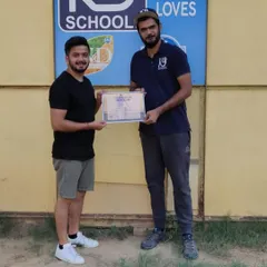 Posing with my mentor at the K9 School. Learning from experienced professionals like Adnaan and Kumar has been invaluable, and I am proud to carry their lessons with me as I help other owners and their dogs.
