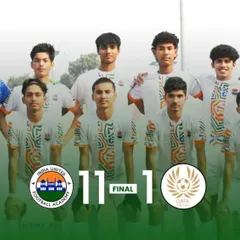 FINAL SCORE: 11-10! A massive victory for our U19 team in the HCL Delhi Future Stars League final. This is a testament to their grit and the expert coaching they receive.