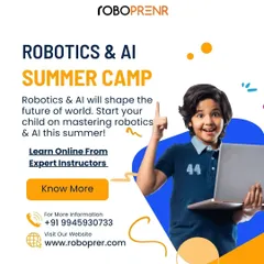 Join our Robotics & AI Summer Camp to get a head start on the technologies that will shape the future. Students can learn online from expert instructors.