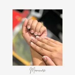 You can never go wrong with a classic. This is my signature gel French manicure on natural, short nails, delivering a clean, polished, and timeless look that is perfect for any occasion.
