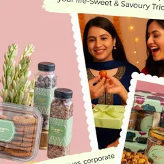For the friends who light up your life, I have sweet and savoury treats. My Diwali hampers have you covered for friends, colleagues, and corporate gifting.