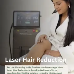 For the discerning bride, flawless skin is non-negotiable. Laser hair reduction offers a seamless, long-lasting solution, ensuring elegance and confidence from your first fitting to the final celebration.