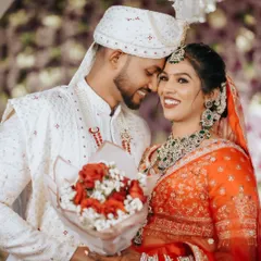 A happy couple makes the perfect picture. I designed a glowing, natural makeup look for this bride that lasted through all the smiles and happy moments of her wedding day.