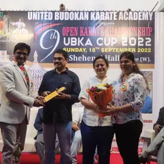 We believe in community. Here, we are felicitating guests and supporters during the 9th UBKA Cup in 2022. The success of our events is a collective effort, and we are grateful for all the support we receive.