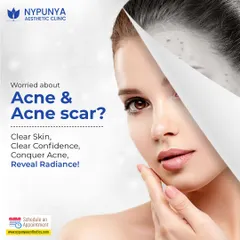 Worried about acne and the scars it leaves behind? With a clear plan, we can achieve clear skin and clear confidence. Let's conquer acne and reveal your natural radiance.
