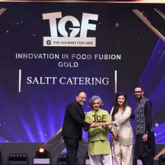 We are thrilled to be recognized for 'Innovation in Food Fusion' with a Gold award. This acknowledges our creative spirit and our passion for blending global techniques with the rich tapestry of Indian flavours.