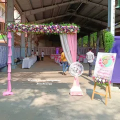 The entrance arch and welcome board for a naming ceremony. This was for a wonderful client, and I was so happy they trusted me with their special day.