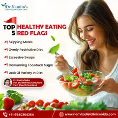 Are you making these common mistakes? This post highlights the top 5 red flags in healthy eating, such as skipping meals and overly restrictive diets, which can sabotage your goals.