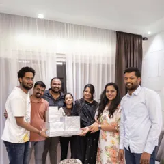 Another happy handover day! Seeing the joy on my clients' faces as they receive the keys to their dream home is the most rewarding part of my job. It's a celebration of our collaborative journey.