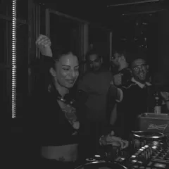 A candid moment of joy behind the decks at The Kai Room. When the crowd is giving you this much energy, you can't help but smile.