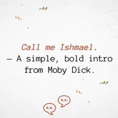 How does a great novel begin? We analyze famous opening lines, like those from "Moby Dick" and "1984," to understand how to hook a reader from the very first sentence using action, dialogue, or mystery.