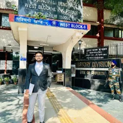 At the Armed Forces Tribunal in New Delhi after securing a favorable order for an Air Force officer regarding a pay disparity issue. Justice for our servicemen is paramount.