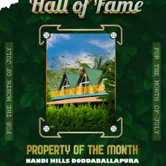 Announcing our Property of the Month for July: Nandi Hills Doddaballapura. A big shoutout to our team for their outstanding performance.
