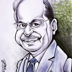 I had the opportunity to draw the respected Dr. Harivansh Chaturvedi of BIMTECH. These portraits are perfect for academic conferences and felicitation ceremonies.