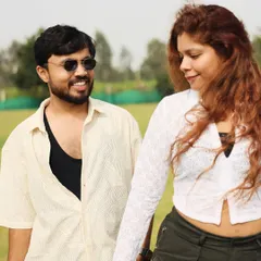 A candid moment before a dance collaboration shoot. It's all about having a good time with fellow artists.