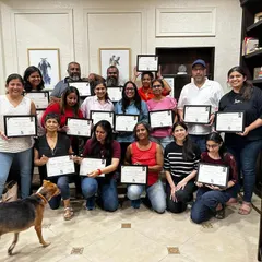 I am committed to continuous learning. Here I am after completing an intense 6-day course on trauma and aggression in dogs. This kind of education is vital for understanding complex behaviors and helping dogs in the most effective and compassionate way.