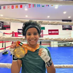 Meet Sai, our 11-year-old warrior from Singapore. She shows incredible dedication, and we are proud to have her as part of our boxing family.