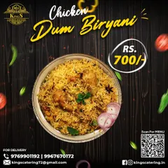 Add some 'dum' to your life with my Chicken Dum Biryani. When life needs more flavor, this is the answer. Order it by the kg for your parties or family meals.