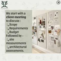 The first step is always a detailed client meeting. We discuss the project scope, your specific requirements, and the budget, followed by a site visit for measurements and architectural assessments.