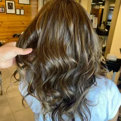 These are called babylights. They are very fine, delicate highlights that mimic the natural, subtle blonde of a child's hair.