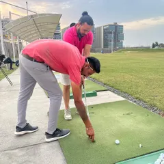 Our resident coach, Maharshi Rawal, specializes in helping beginners learn the fundamentals of the sport in an easy-to-understand and encouraging way.