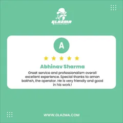 Abhinav Sharma shares his feedback on the great service and professionalism he experienced. It's always my aim to be friendly and deliver excellent work.