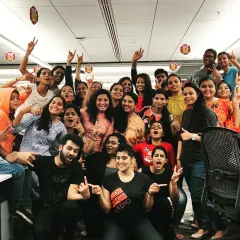 I had a fantastic time bringing a high-energy Zumba session to the team at Amazon Bangalore. This is what my corporate wellness events are all about: breaking the routine and boosting team morale through a fun, shared dance fitness experience.