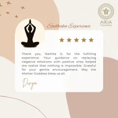 "Your guidance on replacing negative emotions with positive ones helped me realize that nothing is impossible." Heartfelt feedback from our Navratri sadhana. We are blessed to witness such transformations.