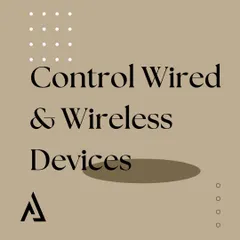 This central controller seamlessly manages both wired and wireless devices, creating a truly integrated smart home.