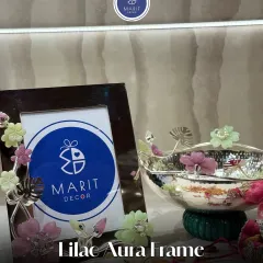 Festivity framed in elegance. My Lilac Aura Frame and Petal Whisper Bowl are designed to add charm and style to your celebrations, perfect for creating a memorable hamper.