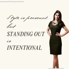 Style is personal, but standing out is intentional. This is the core philosophy behind my coaching on presence. It's about making conscious choices to ensure you are seen and remembered.