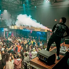It's not just about the music, it's about the show. I love getting interactive, and using my CO2 gun from the DJ console is one of my favorite ways to hype up the crowd and cool things down.