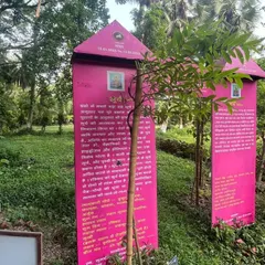 The display for the Sun (Surya) at the Nakshatra Vatika. The Sun represents our soul and vitality. This shows how our culture has always integrated nature into spiritual practices for well-being.