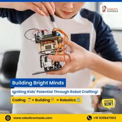 I am focused on building bright minds by igniting kids' potential through robot crafting. The formula is simple: Coding plus Building equals Robotics.