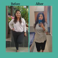 The difference just 4kg of weight loss can make when combined with targeted strength training is incredible. This client's transformation shows a dramatic inch loss and improved muscle tone, proving that the scale doesn't tell the whole story.