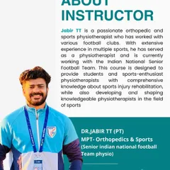 I believe in providing care backed by the highest level of expertise. My team includes specialists like Dr. Jabir T T, who serves as the Senior Physiotherapist for the Indian National Football Team. This ensures you receive world-class treatment for sports and orthopedic injuries.