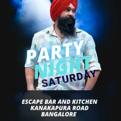 Another poster design for my Saturday party night at Escape Bar. I work with venues to create compelling promotions for our Bollywood and Bhangra events.
