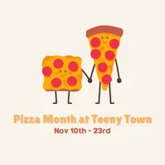 A little teaser we used to build excitement for our Pizza Month event. We are always planning fun new themes to keep things fresh and exciting for your kids.
