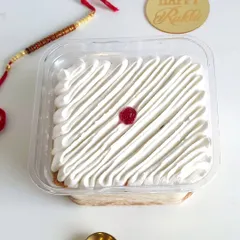 This is my Classic Tres Leches, inspired by the famous Magnolia Bakery version. It's a light butter-vanilla cake soaked in a sweet three-milk blend and topped with whipped cream, a simple yet incredibly satisfying dessert tub.