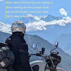This is for the adventurous souls. Imagine riding a Royal Enfield through the high-altitude passes of Ladakh, with nothing but the open road and majestic mountains ahead. We plan the entire bike trip, from routes to stays.