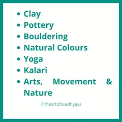 Kalaripayattu is one of the foundational movement arts we offer at Svadhyaya. We believe in a holistic approach, where this traditional martial art complements other practices like yoga and bouldering for complete well being.