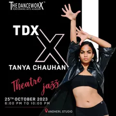 Experience the magic of Theatre Jazz with this workshop led by Tanya Chauhan. This style combines the storytelling of theatre with the technique of jazz.