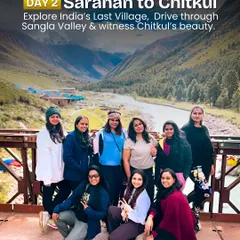 On Day 2, we head from Sarahan to Chitkul, India's last village. You'll drive through the beautiful Sangla Valley and witness the raw beauty of Chitkul.