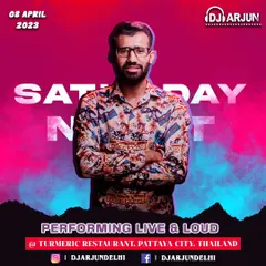 Performing a Bollywood Saturday night set at Turmeric Restaurant in Pattaya City, Thailand. I specialize in bringing the authentic Indian party vibe to audiences around the world, no matter the venue.