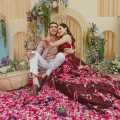 These are the moments that truly matter. Amidst the grandeur, we create space for pure, unscripted joy, like the simple bliss of a couple wrapped in laughter and a shower of flower petals.