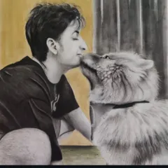 There's nothing like the bond between a person and their pet. I focus on capturing that pure, unconditional love in my hyper-realistic charcoal drawings, creating a keepsake that celebrates your furry family member.