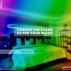 This image captures the essence of mood lighting. I help you create personalized themes for any room, allowing you to change the entire feel of your space with the press of a button or a simple voice command.