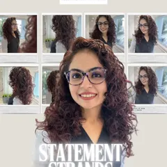 For me, coloring curls is about enhancing their natural beauty. Here, we defined each curl with a beautiful color that adds depth without compromising the hair's health, resulting in these happy, bouncy, statement strands.